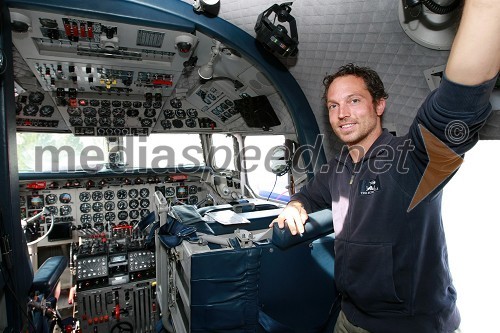 Raimund Riedman, pilot letala Douglas DC-6B (N996DM)