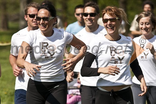 Alenka Strnad Oldroyd, TV voditeljica in Alenka Bikar, nekdanja atletinja