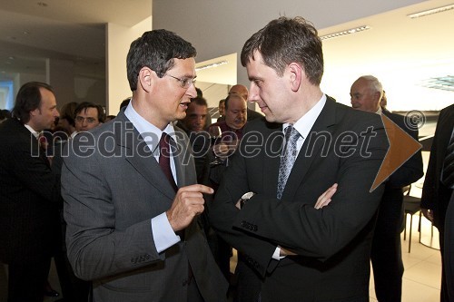 Marko Jaklič, direktor Javnega zavoda Lekarna Ljubljana in Jani Möderndorfer, podžupan Ljubljane