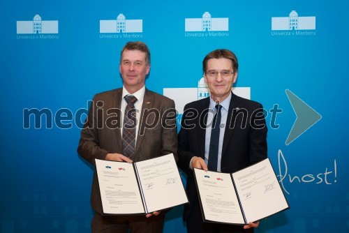 Podpis sporazuma o sodelovanju med Univerzo v Mariboru in Tehniško univerzo v Gradcu