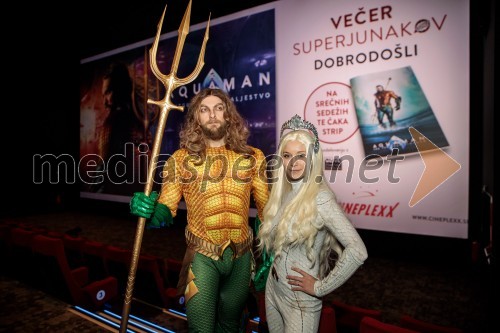 Večer superjunakov s filmom Aquaman 2 v Cineplexx Ljubljana