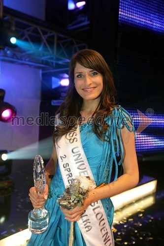 Rebeka Pevec, 2. spremljevalka Miss Universe Slovenije