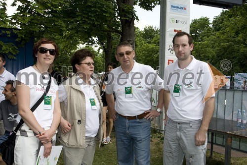 Lucija Ćirović, igralka, Sabina Barbarič, Milan Hojnik, nekdanji direktor Term Radenci in Primož Jakelj