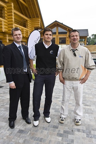 Saša Pušnik, direktor Diners Cluba Slovenije, Zoran G. Grbić, vodja Diners Cluba Exclusive in Anton Horvatič, direktor Diners Cluba Slovenije