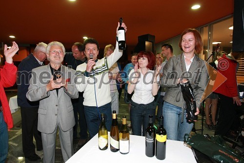 Franc Horvat, slovenski predstavnik največjega vinskega portala na svetu Wein-plus, Uroš Mencinger, novinar, Tadeja Vodovnik Plevnik, svetovalka-specialistka za vinarstvo in pridelavo sadjevca in Simona Hauptman, specialistka za vinogradništvo in razvoj podeželja