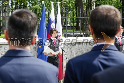 V Parku slovenske himne poklon Slovenski vojski