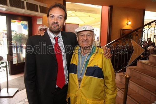 Perna Generoso, župan mesta Sao Paolo di Civitate, Italija in Smiljan Pušenjak, fotografska legenda