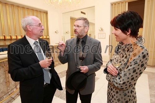 Srečko Pirtovšek, odgovorni urednik revij Založbe Kapital, Vili Rezman, poslanec Državnega zbora Republike Slovenije in župan Ruš in mag. Aleksandra Podgornik, direktorica Štajerske gospodarske zbornice