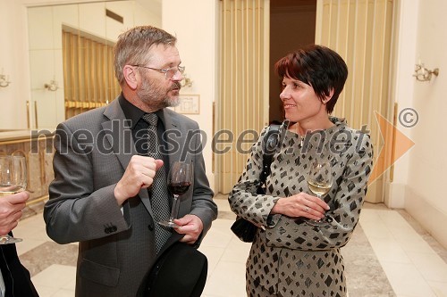 Vili Rezman, poslanec Državnega zbora Republike Slovenije in župan Ruš in mag. Aleksandra Podgornik, direktorica Štajerske gospodarske zbornice