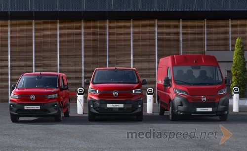 Na slovenske ceste prihaja novi Citroën Berlingo Van, Jumpy in Jumper