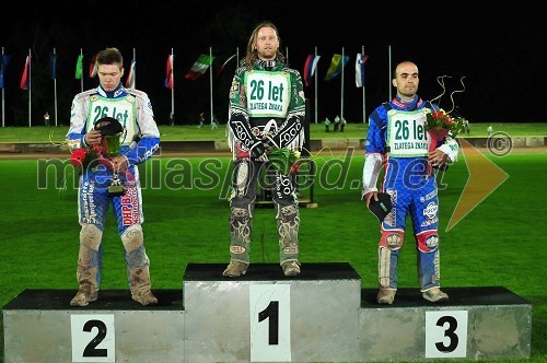 Frank Facher, Nemčija, Adam Skornicki, Poljska in Izak Šantej, AMD Krško