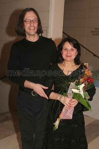 Davor Herga, igralec in Irena Varga, igralka
