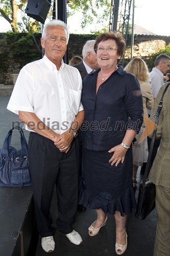 Emil Miloševič in Nadja Ivanc Miloševič, člana društva Slovenija Rusija