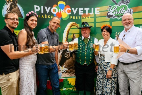 Novinarska konferenca pred festivalom Pivo in cvetje Laško