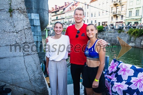 Odbojkarski spektakel na Ljubljanici