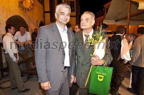 Mag. Boris Podvršnik, župan Zreč in France Žnidaršič, dobitnik Vodovnikove nagrade