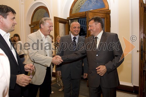 Otmar Zoran, Rotary club, Damjan Damjanovič, direktor Slovenske filharmonije in Zoran Jankovič, župan Ljubljane