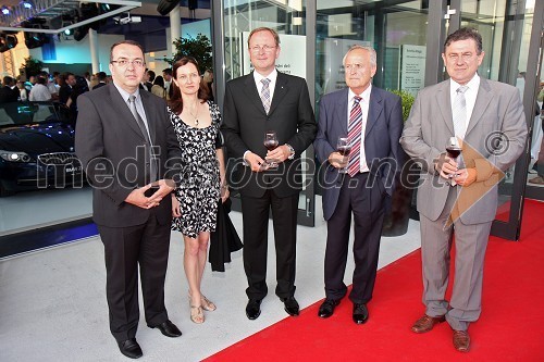 ..., ..., Andrej Malgaj, lastnik in direktor podjetja Avtohiša Malgaj, Franc Malgaj, ustanovitelj podjetja Avtohiša Malgaj in Janez Božič, direktor Avto moto zveze Slovenija d.d. (AMZS d.d.)