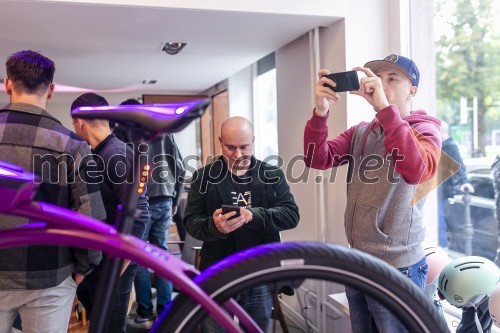 Odprtje kolesarske trgovine Noordung Store v središču Ljubljane