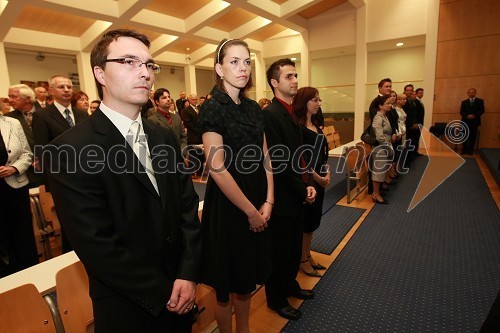 Dr. Andrej Ekart, Pravna fakulteta Univerze v Mariboru, dr. Nika Veronovski, Fakulteta za strojništvo Univerze v Mariboru, dr. Dejan Zadravec, Filozofska fakulteta Univerze v Mariboru in dr. Natalija Ulčnik, Filozofska fakulteta Univerze v Mariboru