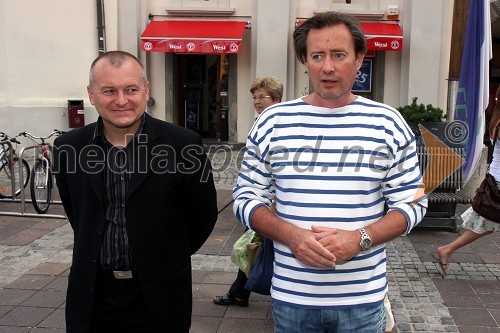 Vladimir Rukavina Gogo, direktor Narodnega doma Maribor ter direktor Festivala Lent in Franc Kangler, župan Mestne občine Maribor