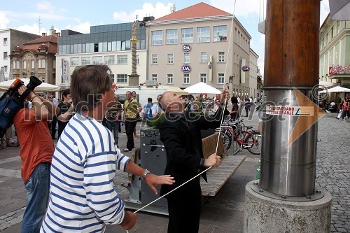 Vladimir Rukavina Gogo, direktor Narodnega doma Maribor ter direktor Festivala Lent in Franc Kangler, župan Mestne občine Maribor