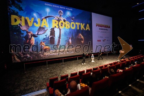 Premiera animiranega filma Divja robotka v Cineplexx Ljubljana