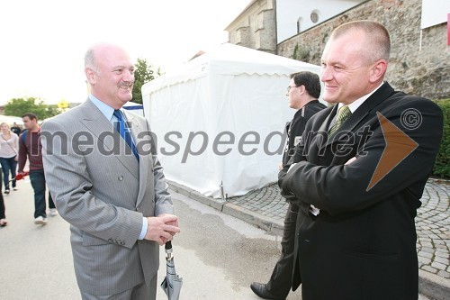 Klemens Nowotny, predsednik uprave Raiffeisen Banka d.d. in Franc Kangler, župan Mestne občine Maribor