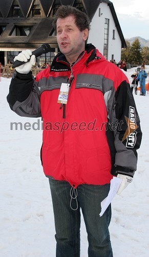 Andrej Okreša, moderator Radia City in povezovalec prireditve