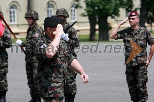 Brigadir Alan Geder, poveljnik sil Slovenske vojske