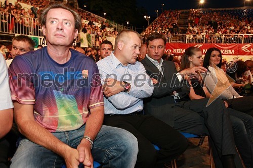 Vladimir Rukavina Gogo, direktor Narodnega doma Maribor in direktor Festivala Lent, Franc Kangler, župan Mestne občine Maribor ter Borut Pahor, predsednik Vlade RS