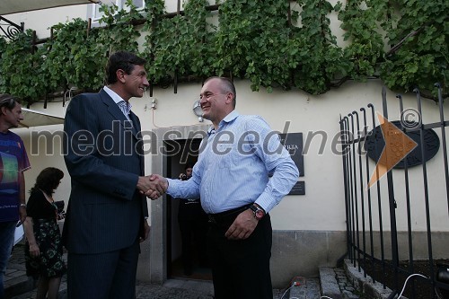 Borut Pahor, predsednik Vlade RS in Franc Kangler, župan Mestne občine Maribor