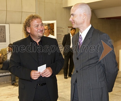 Darko Brlek, direktor Festivala Ljubljana in Marko Kryžanowski