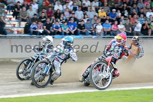 Chris Holder, Avstralija, Janusz Kolodziej, Poljska, Marko Vlah, Hrvaška in David Ruud, Švedska