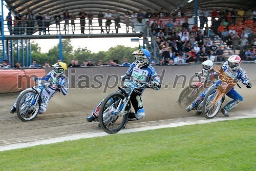 Matej Žagar, Slovenija, Jurica Pavlic, Hrvaška, Andriy Karpov, Ukrajina in Piotr Swiderski, Poljska