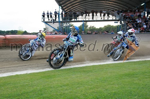 Matej Žagar, Slovenija, Jurica Pavlic, Hrvaška, Andriy Karpov, Ukrajina in Piotr Swiderski, Poljska