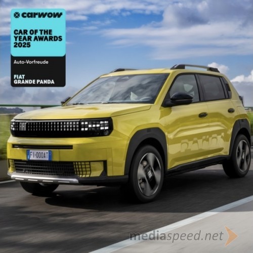 Fiat Grande Panda še pred uradno predstavitvijo prejela prvo mednarodno nagrado Carwow of the Year 2025