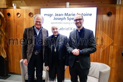 Msgr. Jean-Marie Antoine Joseph Speich, gost v skednju Škrabčeve domačije