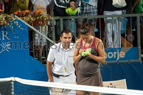 Simon Ličen, PR Slovenia opern in Dinara Safina, teniška igralka