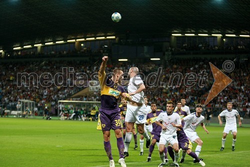 Nogometaši NK Maribor in FC Zürich