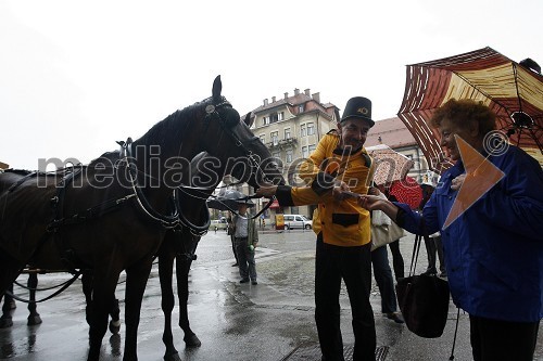 Poštni voz v Mariboru