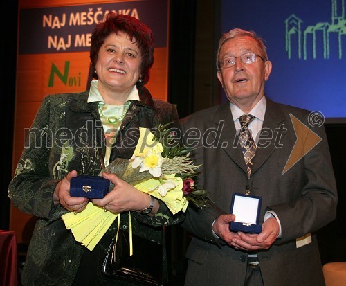 Branka Moškon, Naj meščanka 2005 in Slavko Dokl, publicist in pisatelj - Naj meščan 2005