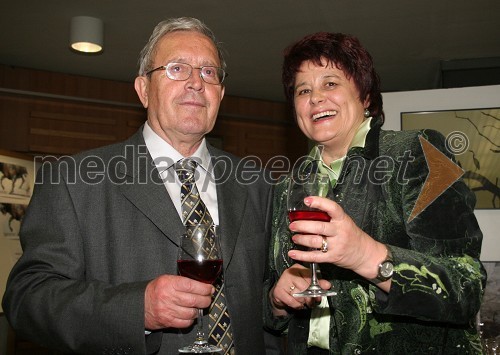 Slavko Dokl, publicist in pisatelj - Naj meščan 2005 in Branka Moškon, Naj meščanka 2005