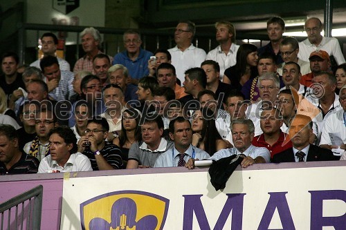 VIP tribuna na tekmi med NK Maribor - NK Sparta Praga