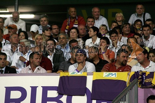 VIP tribuna na tekmi med NK Maribor - NK Sparta Praga