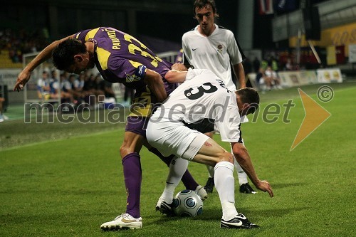 Zoran Pavlovič, nogometaš NK Maribor in Manuel Pamić, nogometaš NK Sparta Praga
