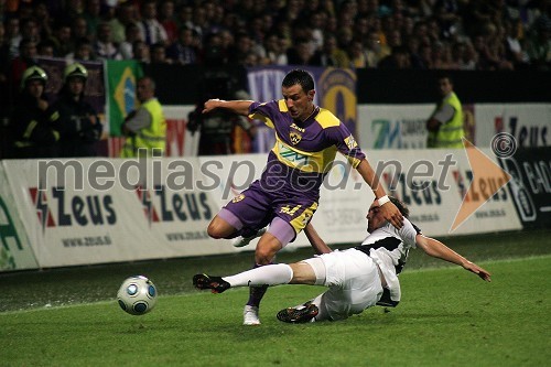 Nogometna tekma med NK Maribor - NK Sparta Praga