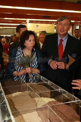 Dr. Danilo Türk, predsednik Republike Slovenije in njegova soproga Barbara Miklič Türk