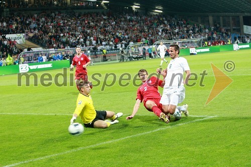 Nogometna tekma Slovenija - Poljska, kvalifikacije za Svetovno prvenstvo 2010