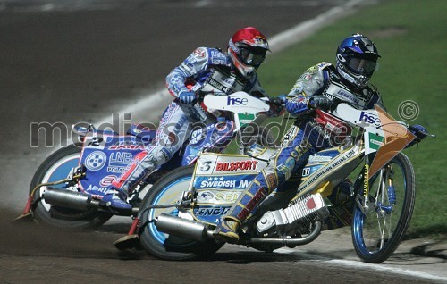 Tony Rickardsson (Švedska) in Jason Crump (Avstralija)
